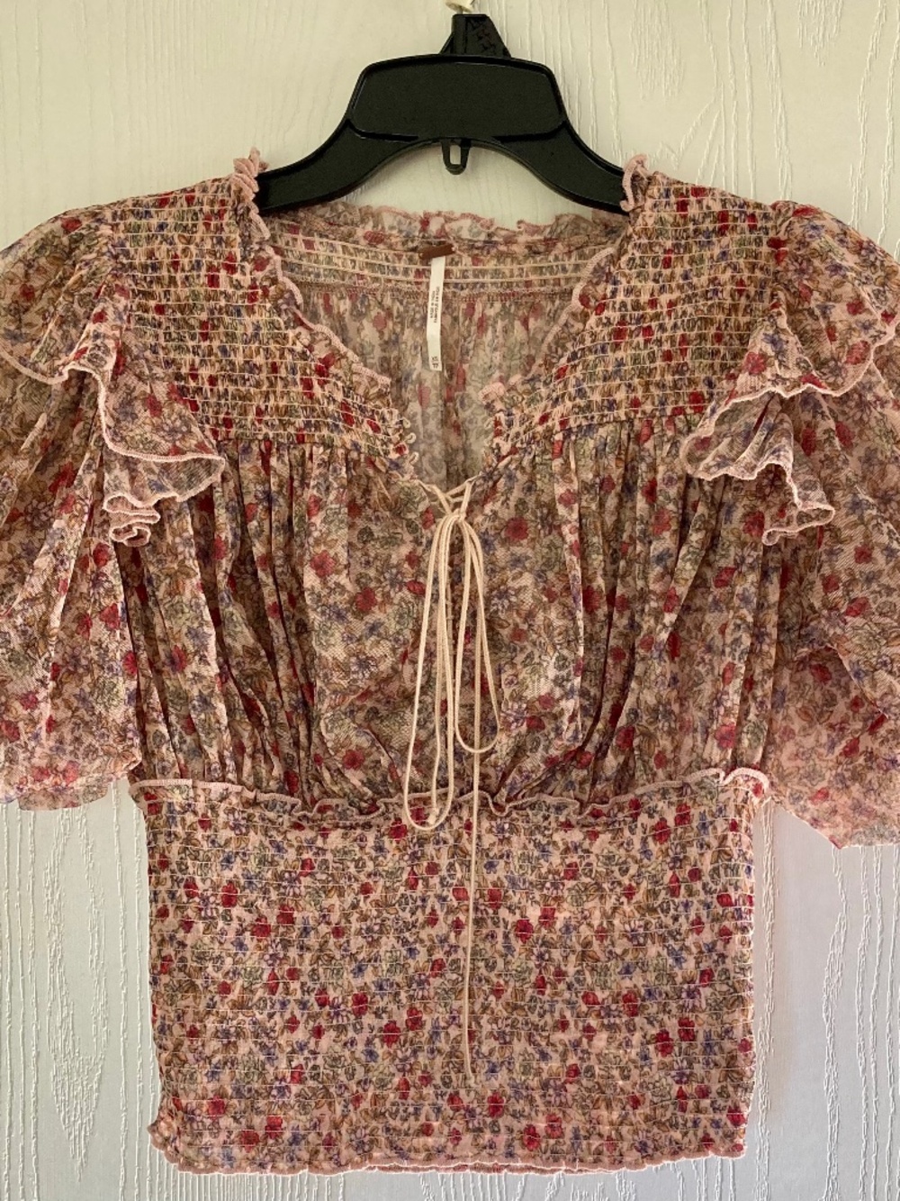 Free People Floral Top Small